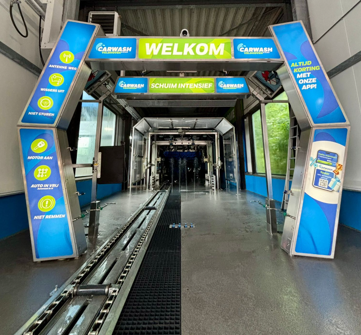 Carwash Veldhoven na verbouwing open